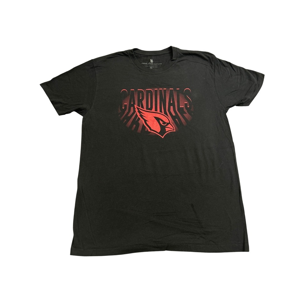 Junk Food Arizona Cardinals T-Shirt‎ Mens M Black Excellent Graphic NFL Tee